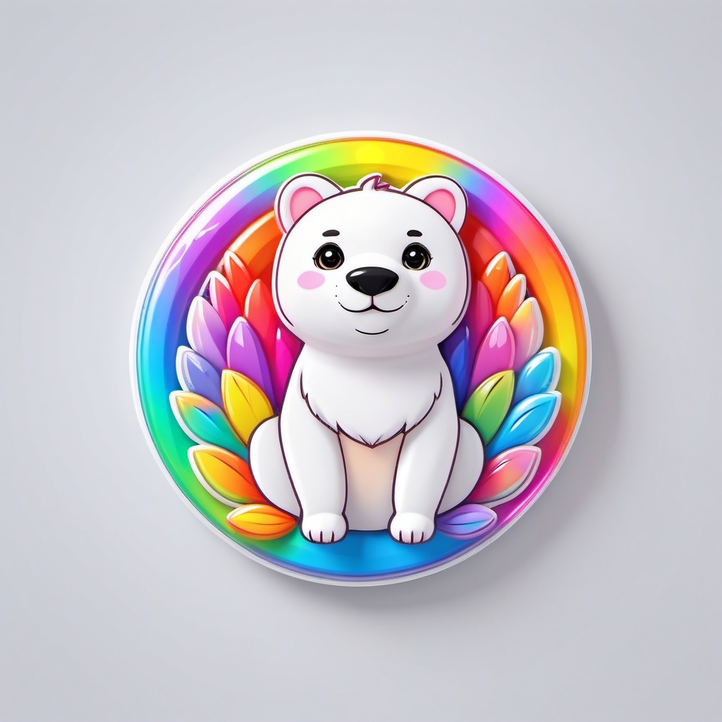 one chibi avatar cute animal,  flat 3d,  colorful on Tensor.Art