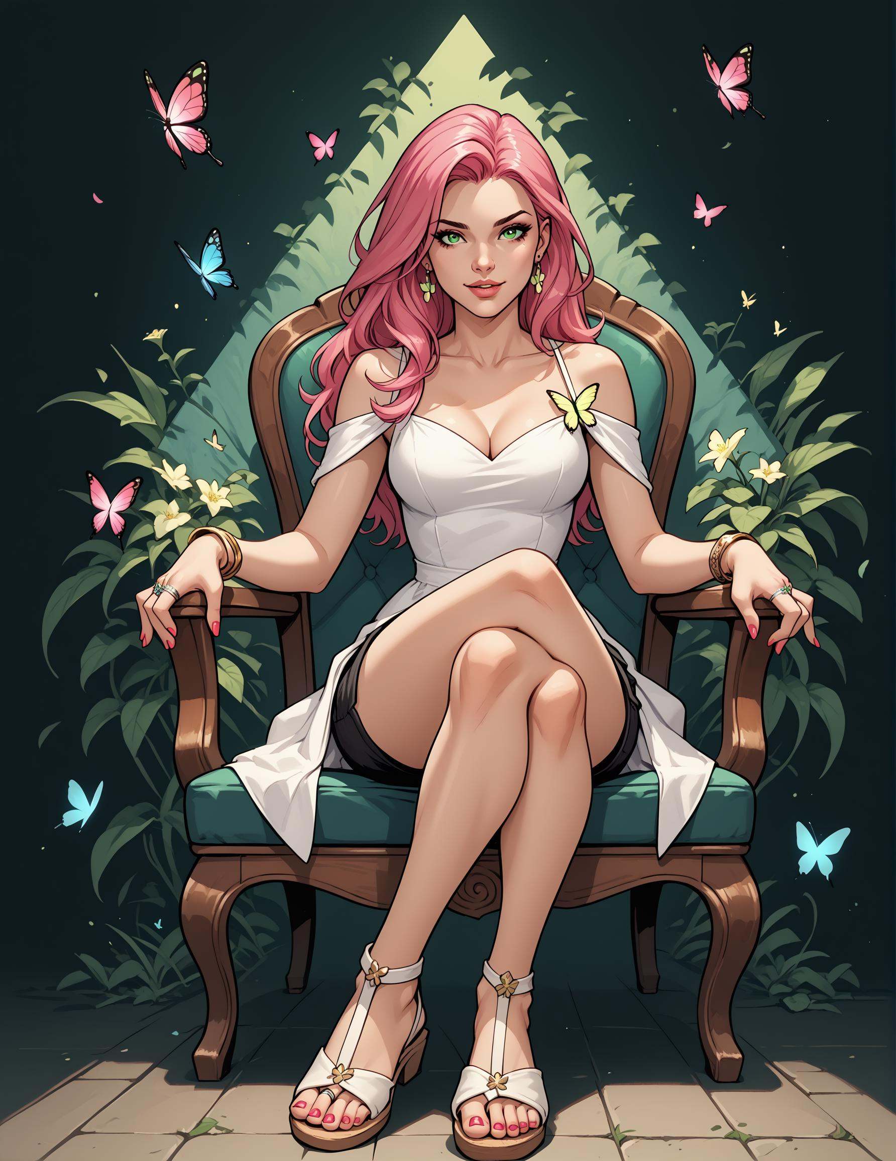 PonyXLV6_Scores,  1girl,  breasts on Tensor.Art