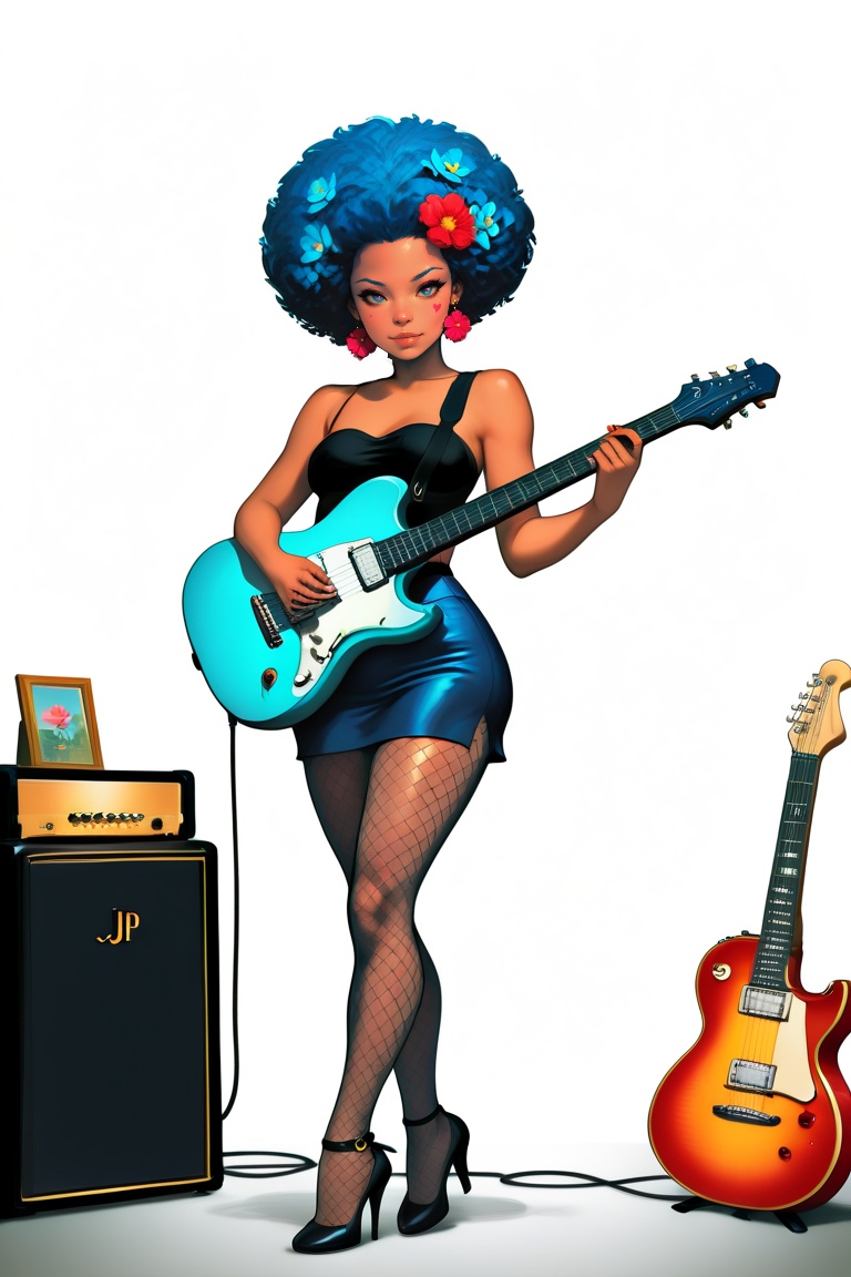 1girl,  solo,  instrument on Tensor.Art