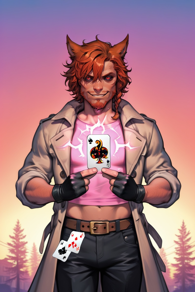 Remy Lebeau,  solo,  animal ears on Tensor.Art