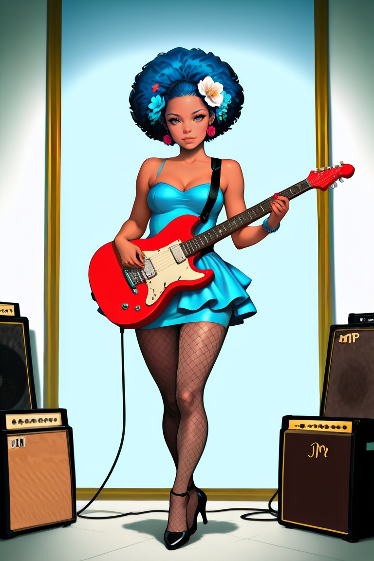 1girl,  solo,  instrument on Tensor.Art