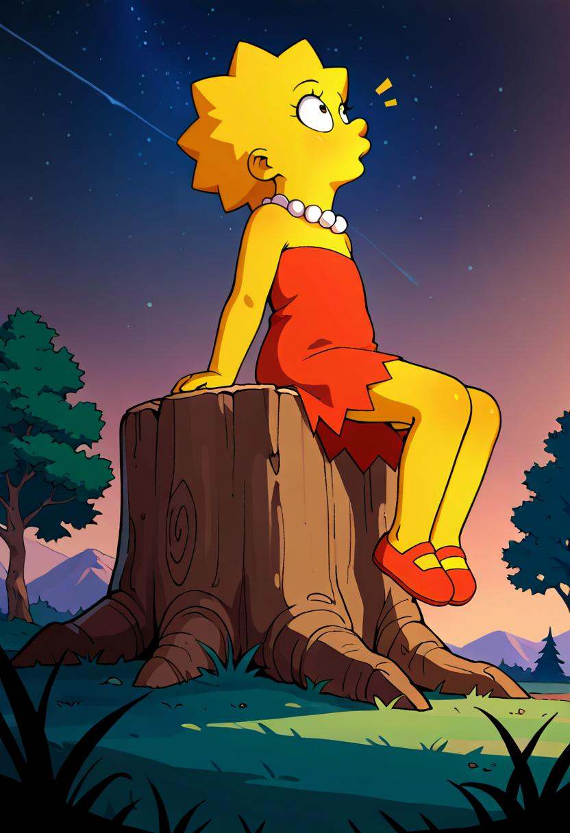 1girl,  lisa simpson,  solo on Tensor.Art
