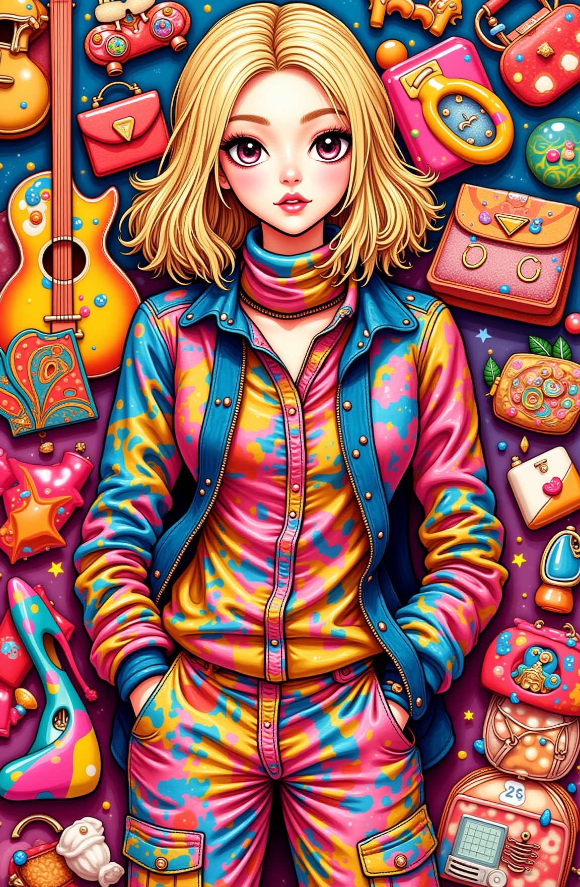p@tt3rns,  1 girl ,  solo on Tensor.Art