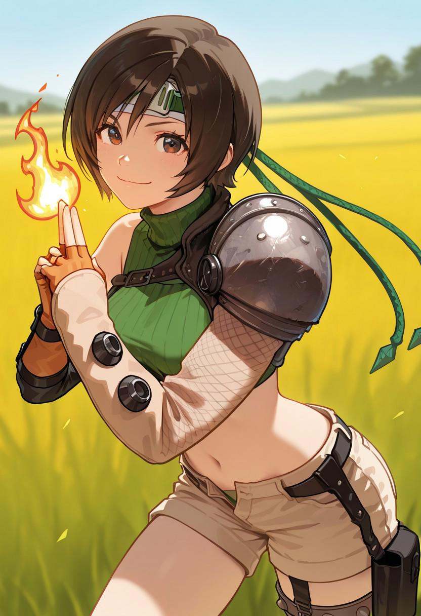 masterpiece,  best quality,  Yuffie_Default on Tensor.Art