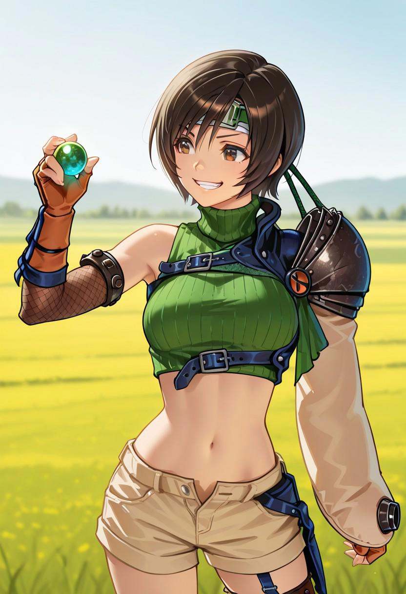 masterpiece,  best quality,  Yuffie_Default on Tensor.Art