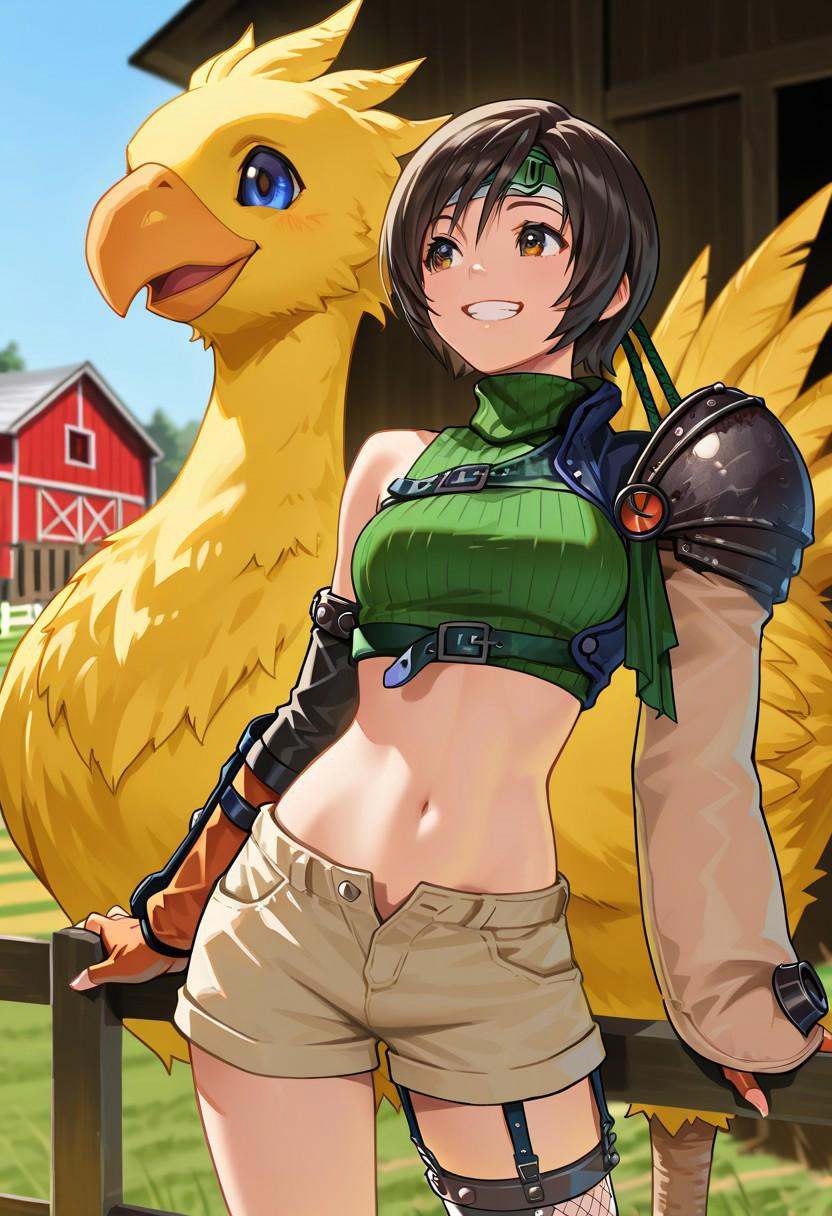 masterpiece,  best quality,  Yuffie_Default on Tensor.Art