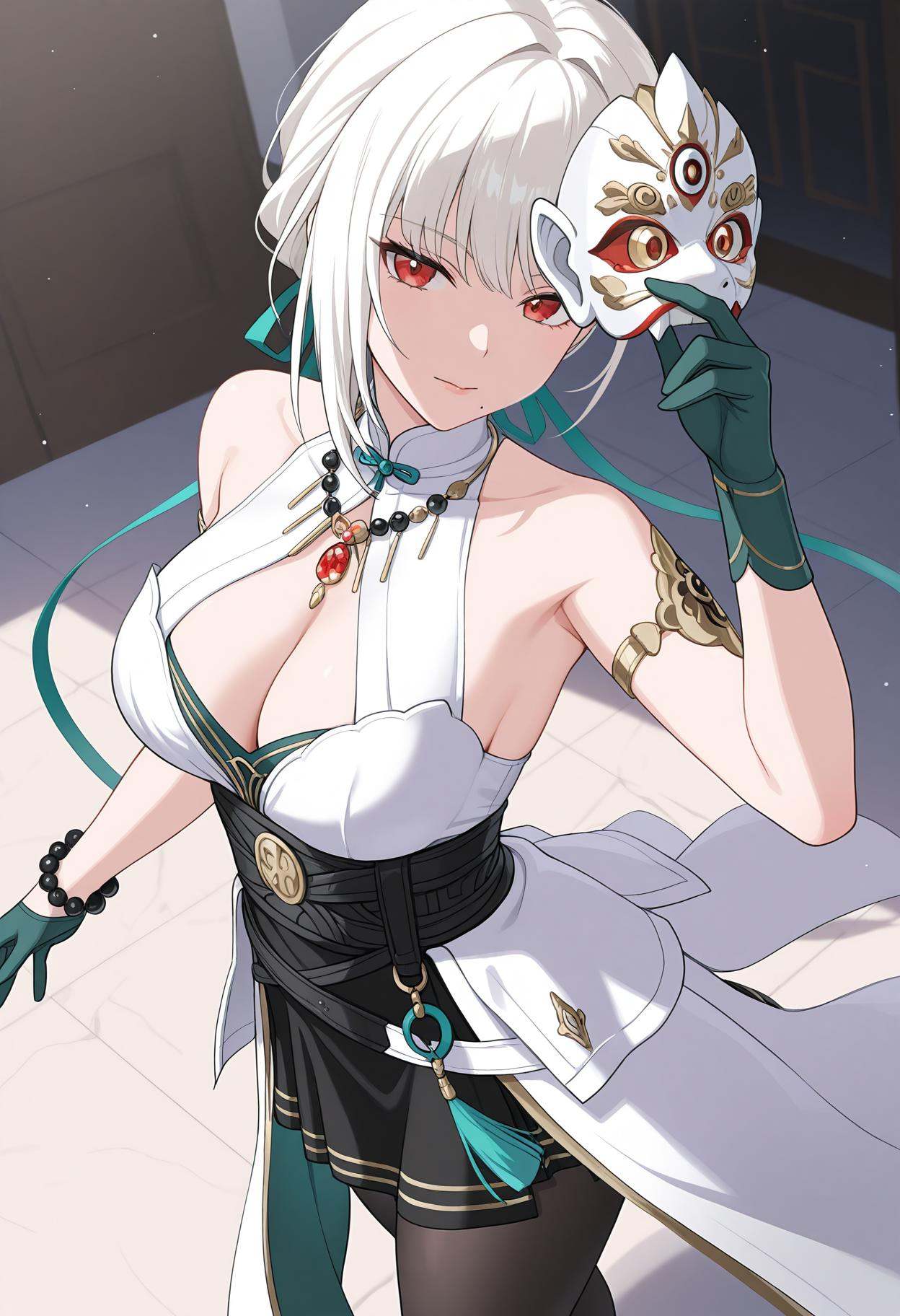 solo,  1girl,  elegant pose on Tensor.Art