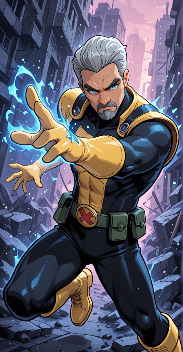 dynamic pose,  manly. toned male,  solo on Tensor.Art