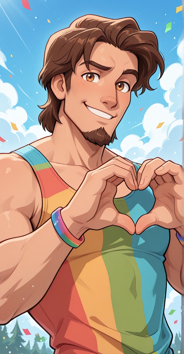 dynamic pose,  manly. toned male,  solo on Tensor.Art