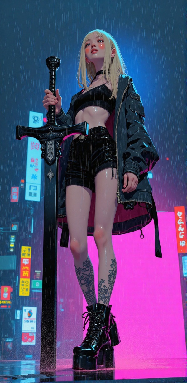 (Ultra-detailed digital art masterpiece,  retro 90s aesthetic,  inspired by Yoshiaki Kawajiri on Tensor.Art
