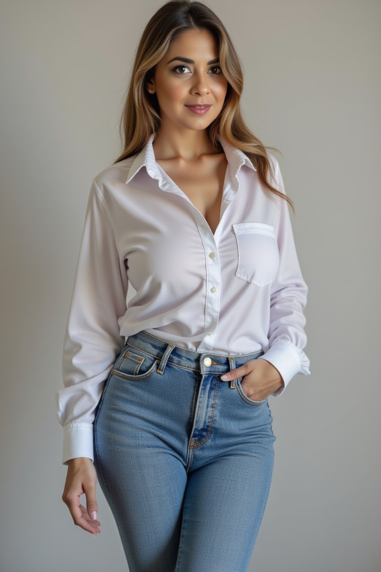 jeans and shirt,  CarolModel on Tensor.Art