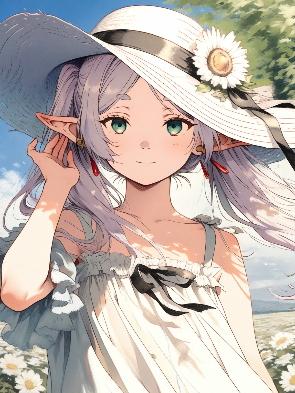 1girl,  frieren,  sousou no frieren on Tensor.Art