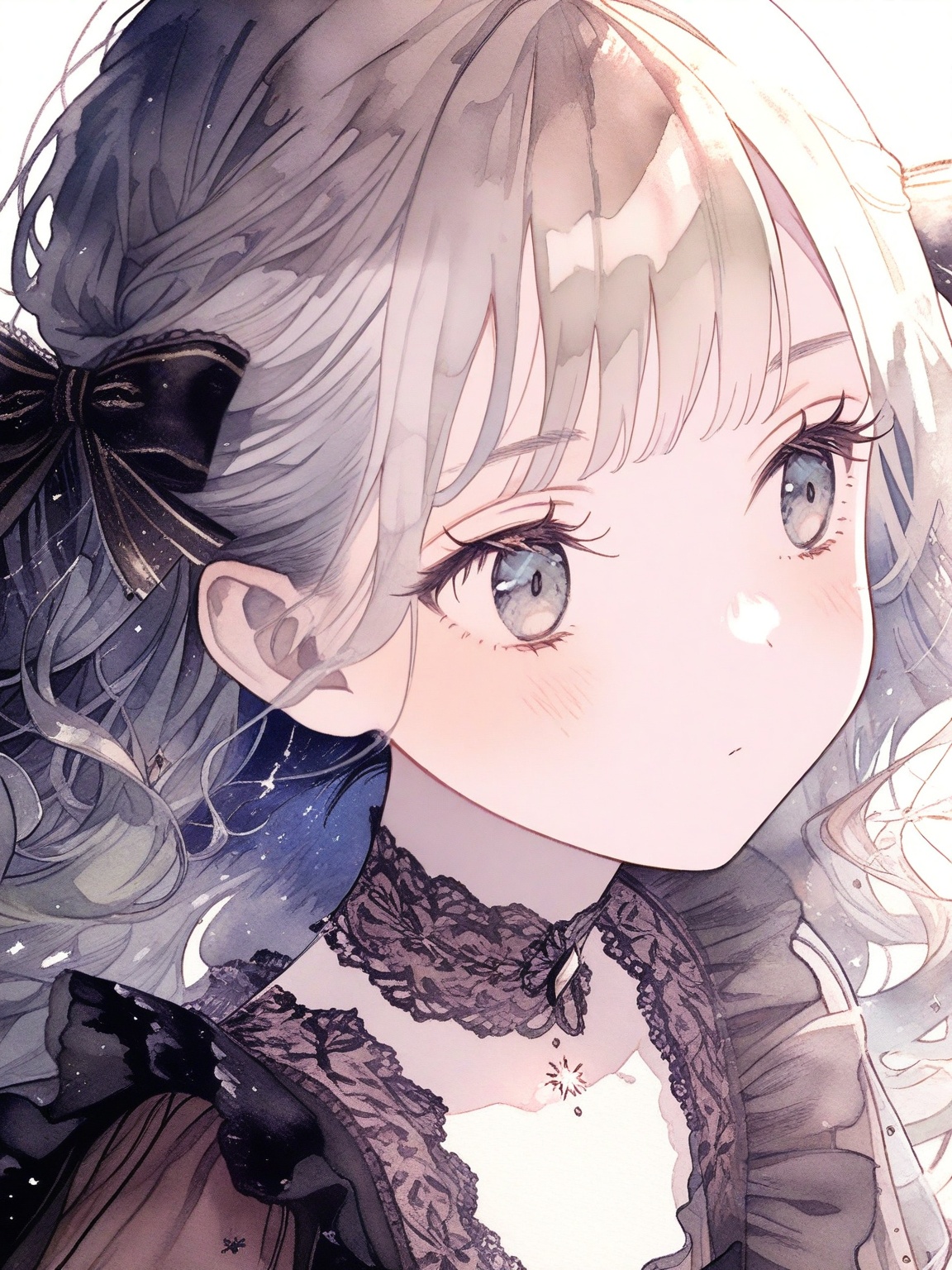 1girl,  solo,  bangs on Tensor.Art
