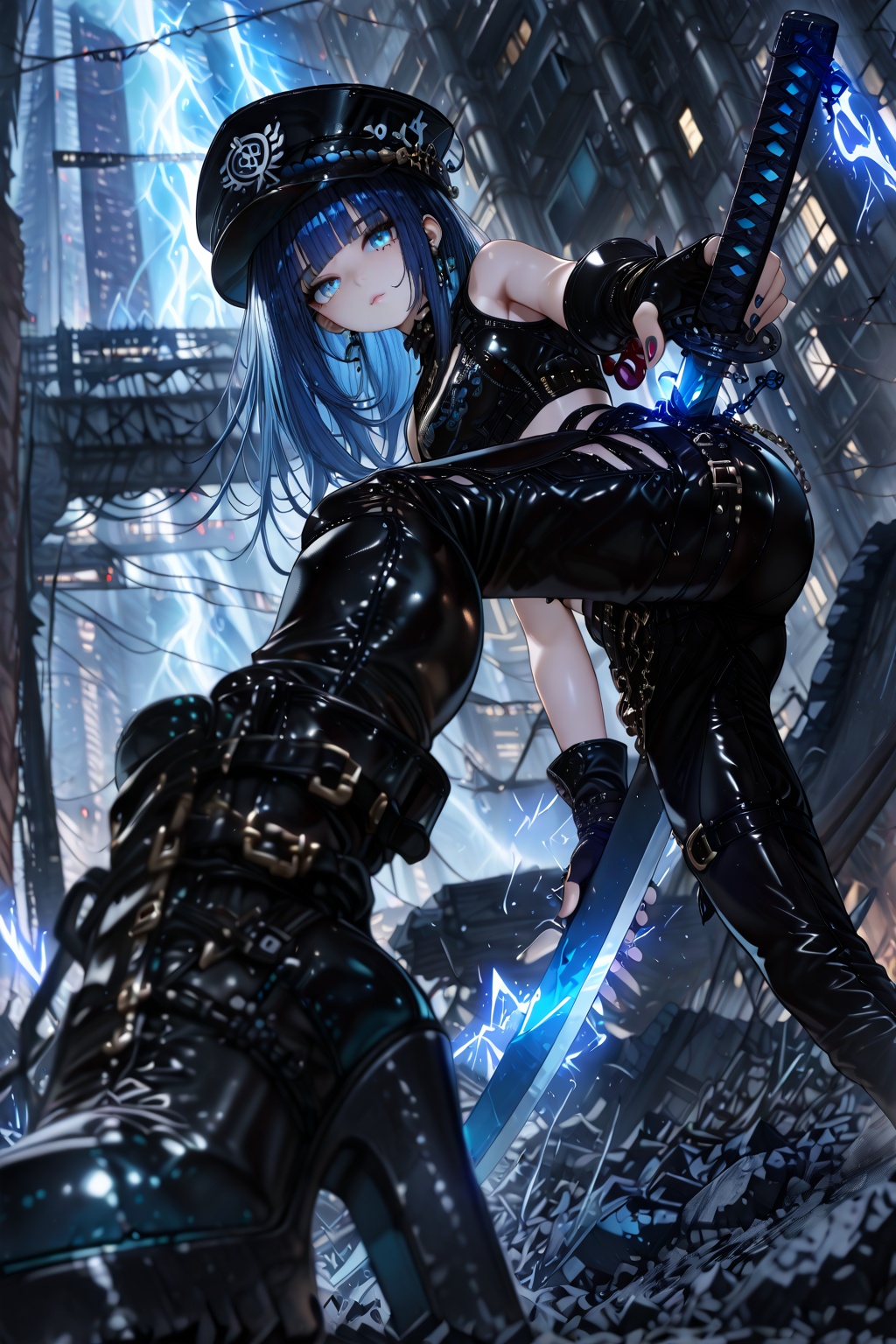 1 girl,  solo,  long hair on Tensor.Art