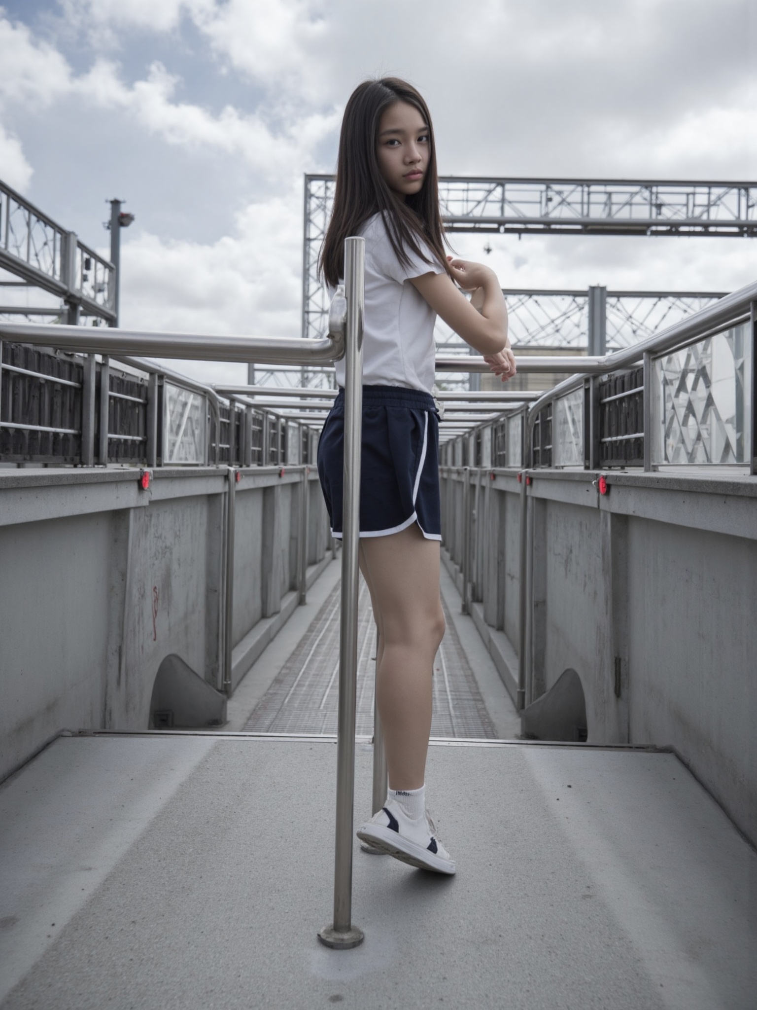 A photo of a 15-year-old girl on Tensor.Art