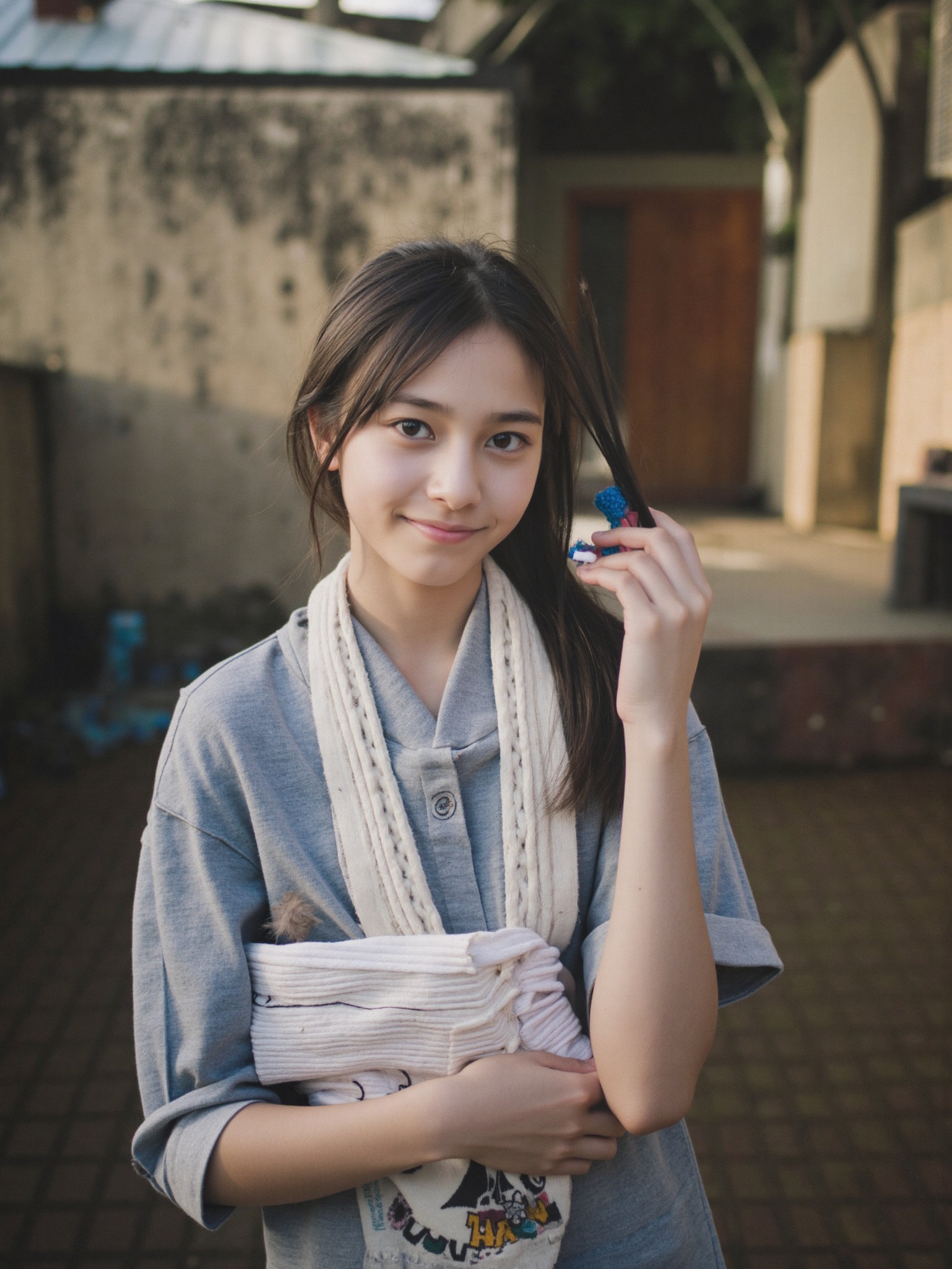 A photo of a 15-year-old girl on Tensor.Art