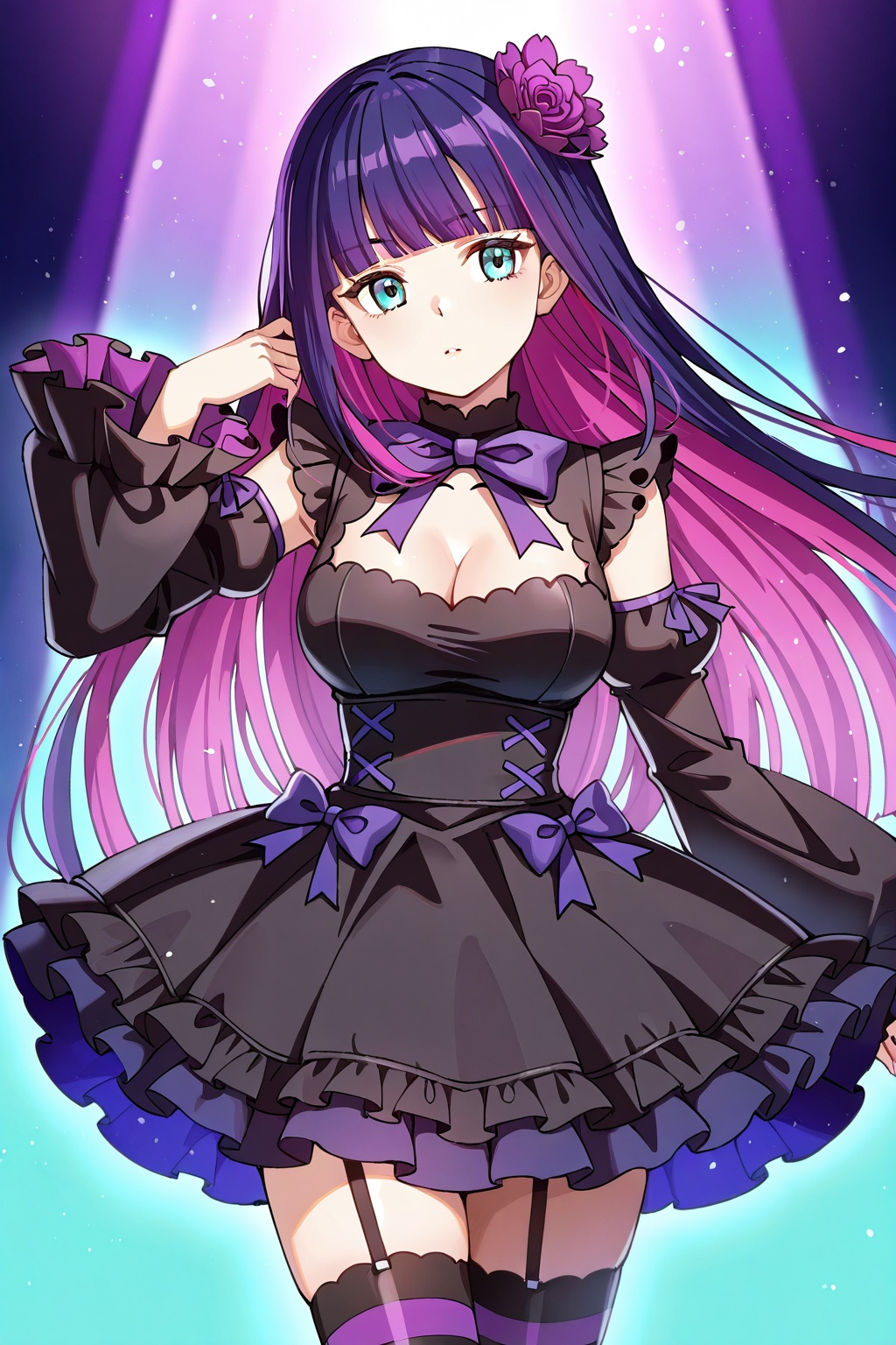 1 girl,  solo,  aqua eyes on Tensor.Art