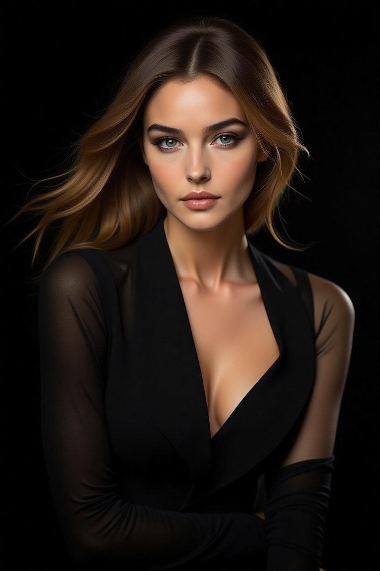 a stunning young fashion model,  20yo,  femme fatale on Tensor.Art