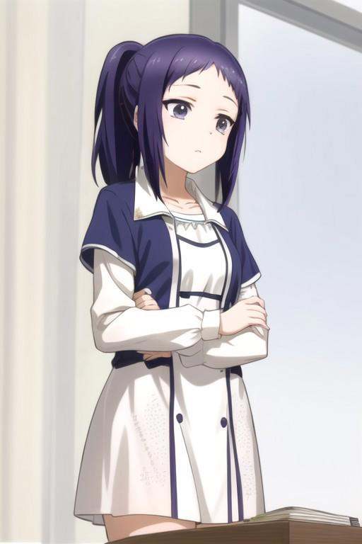 (masterpiece),  ohsawa minami,  blue hair on Tensor.Art