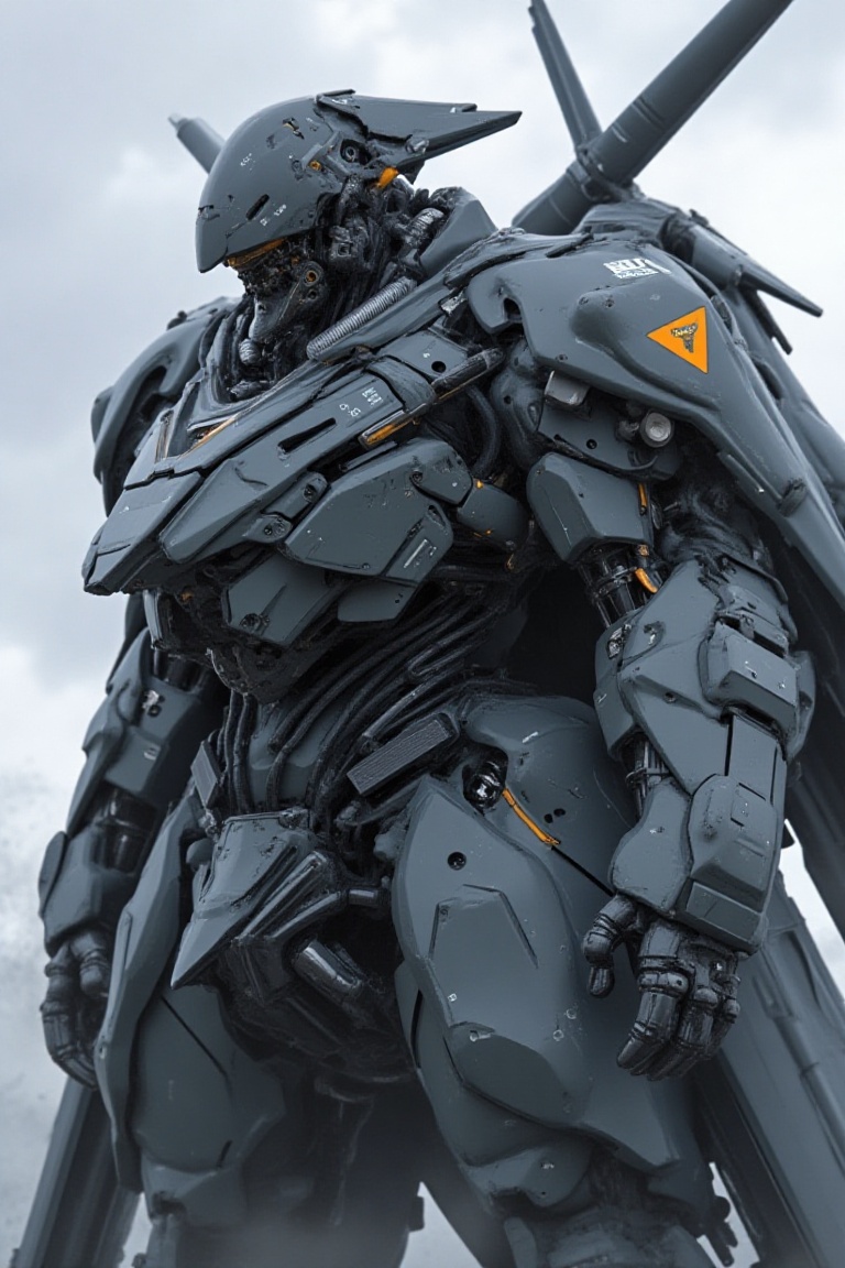 A Gundam mechanical warrior on Tensor.Art