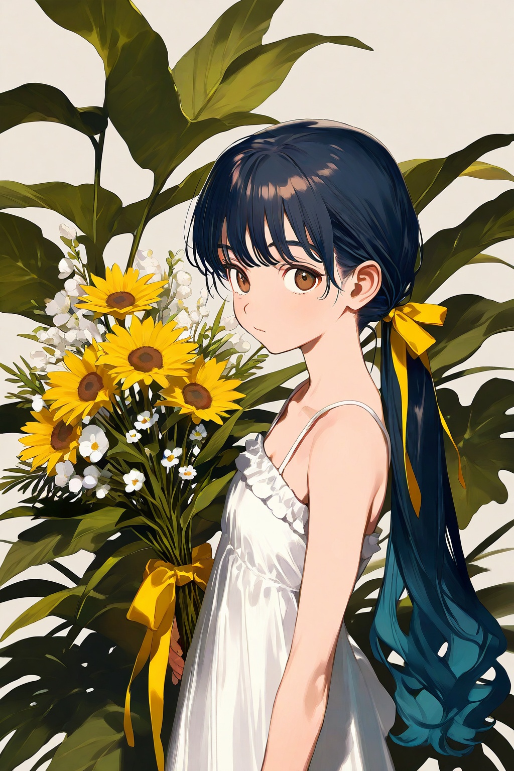 1girl,  solo,  long hair on Tensor.Art