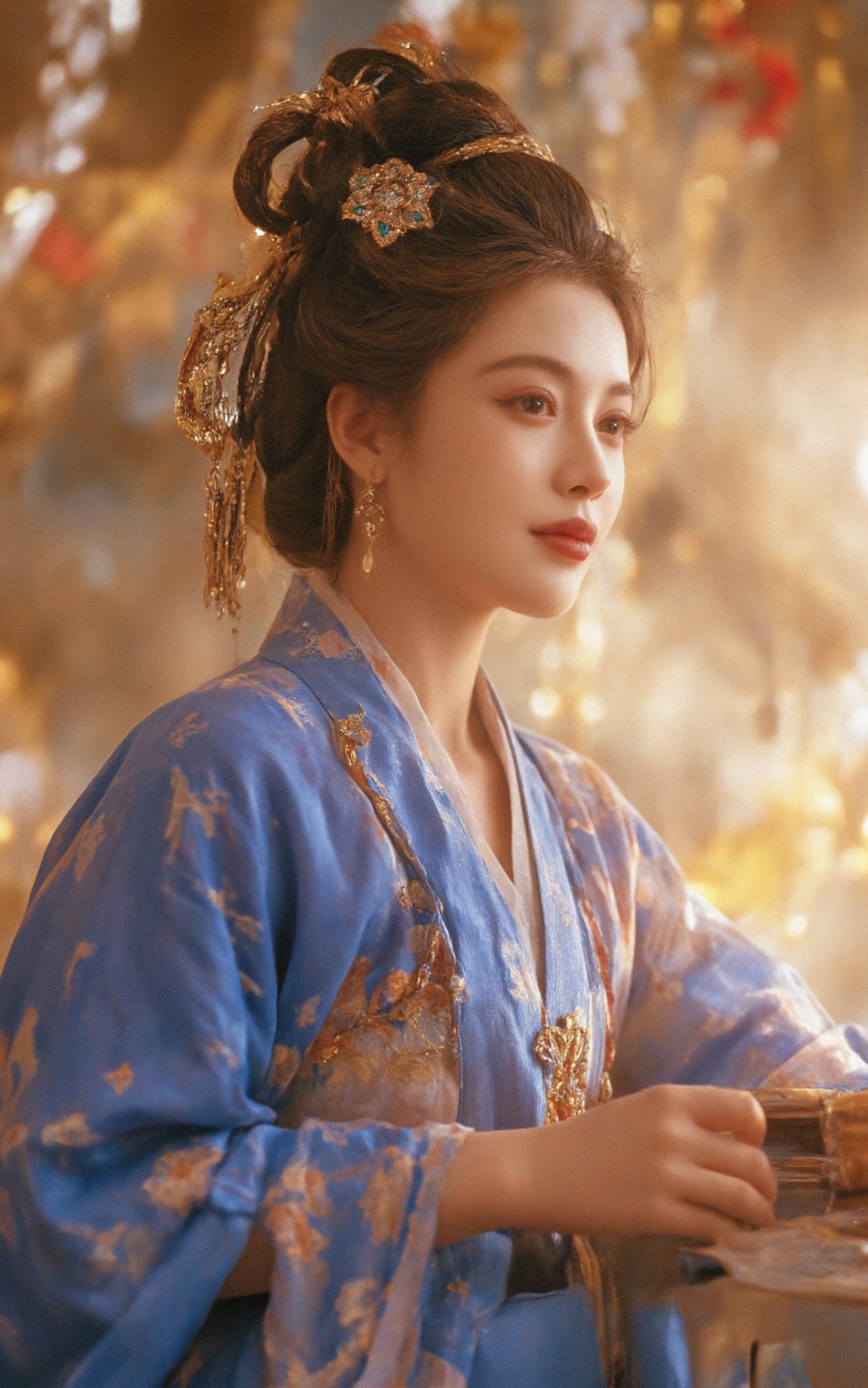 HUBG_Rococo_Style(loanword),  1girl,  hanfu on Tensor.Art