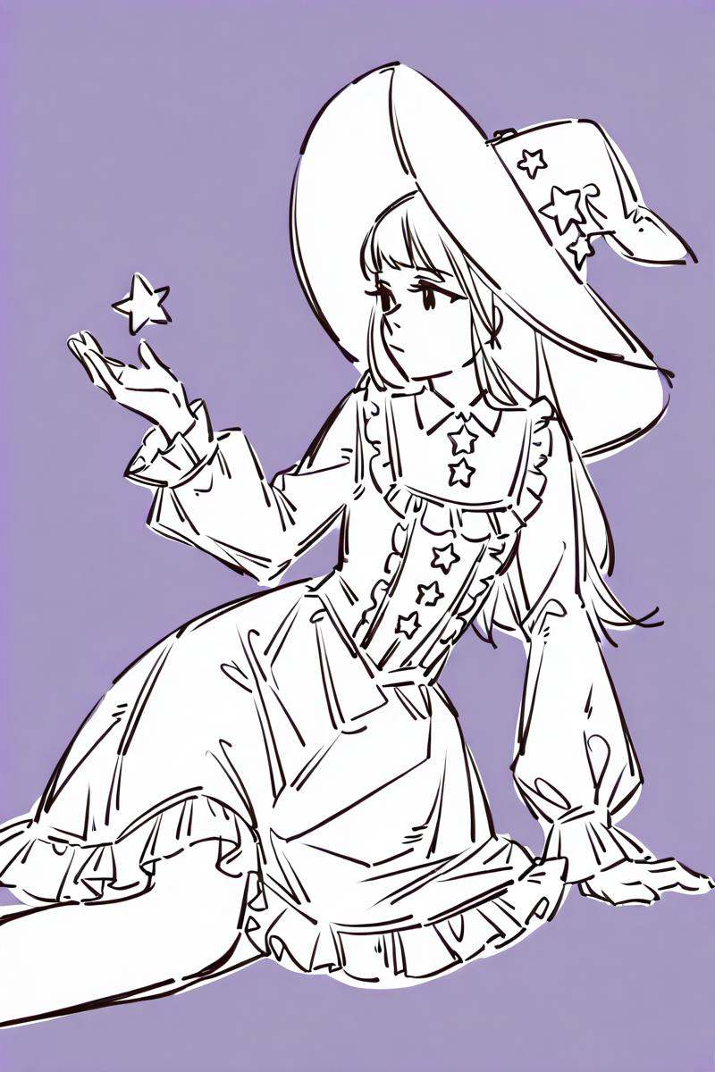 sktchst,  1girl,  solo on Tensor.Art