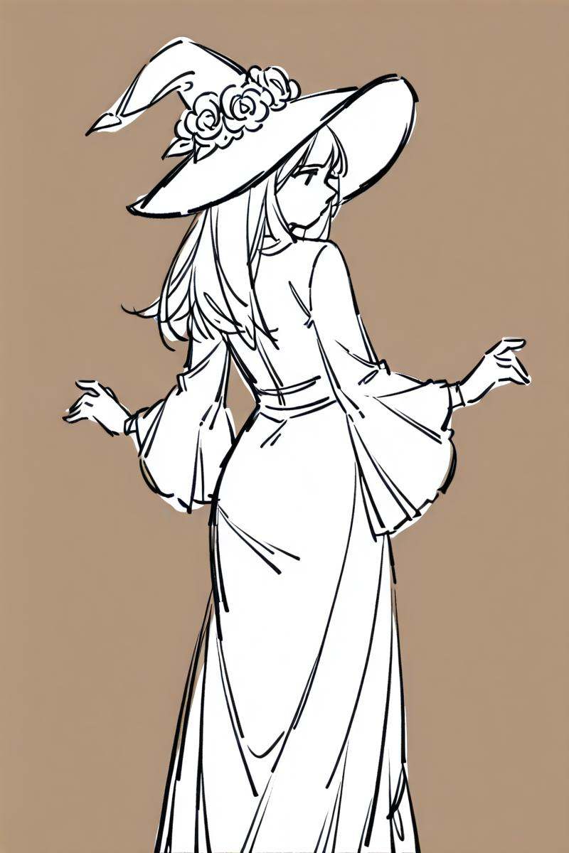 sktchst,  1girl,  solo on Tensor.Art