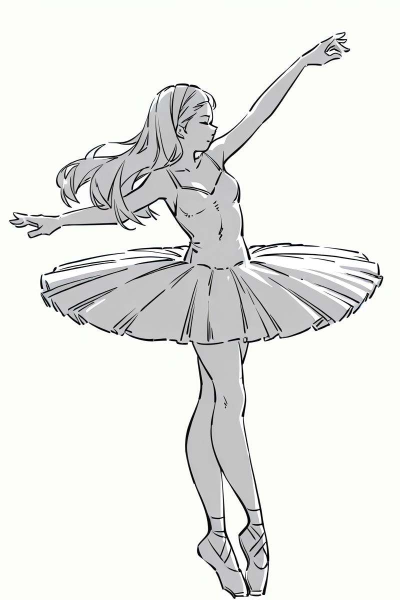sktchst,  1girl,  solo on Tensor.Art