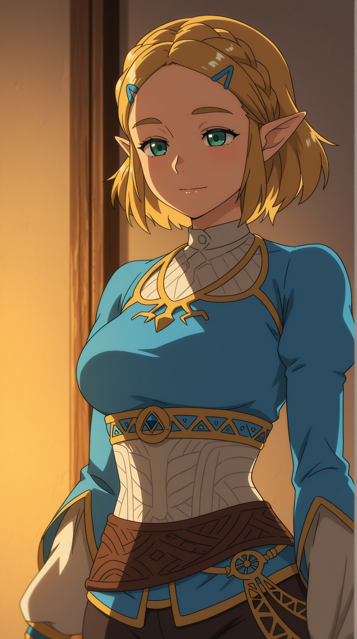 bw-hentai,  1girl,  princess zelda on Tensor.Art