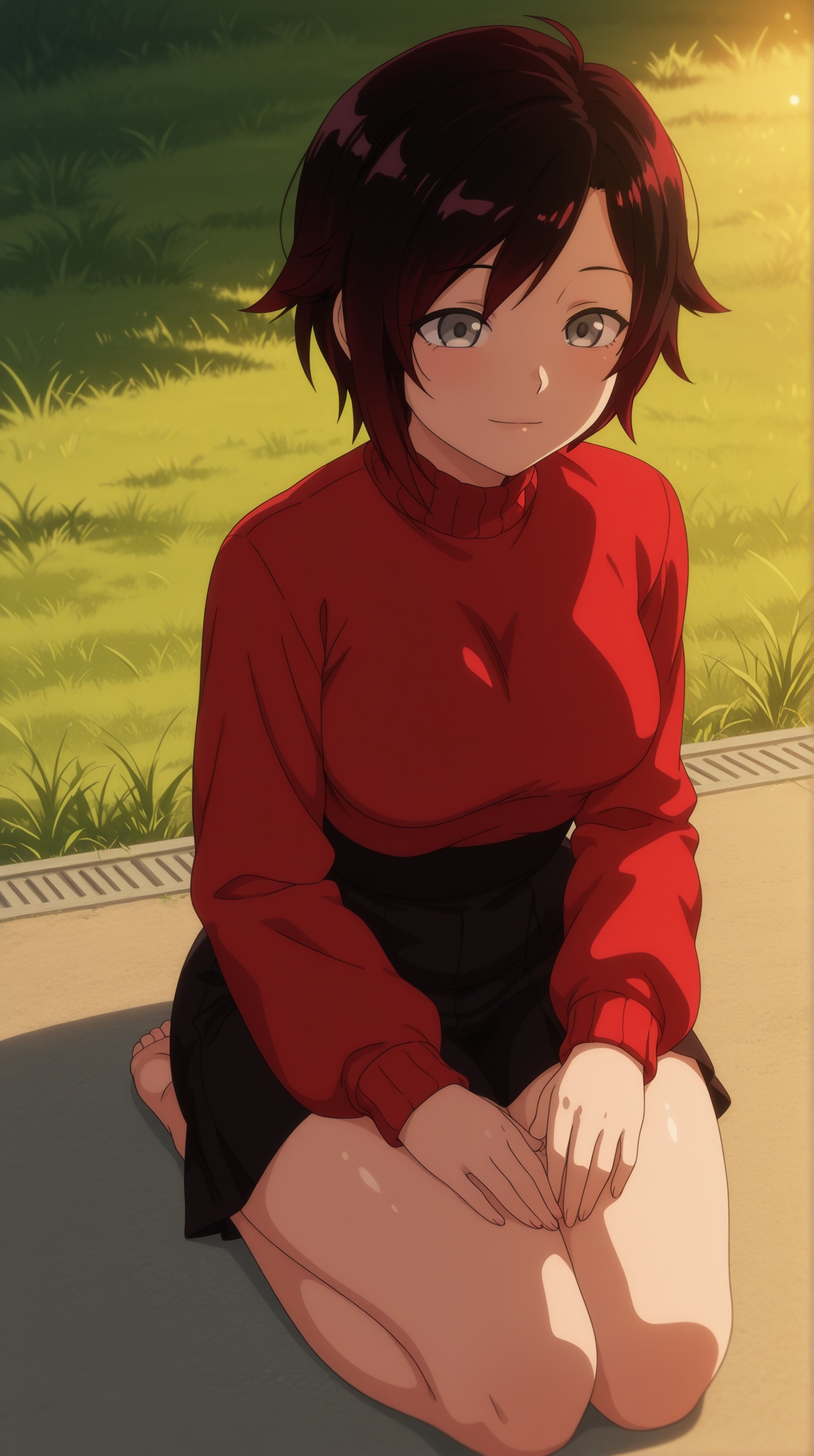 bw-hentai,  1girl,  ruby rose on Tensor.Art
