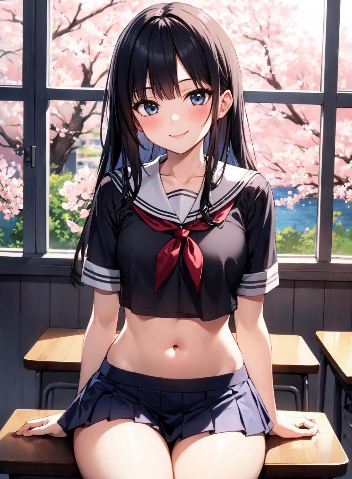 1girl,  microskirt,  miniskirt on Tensor.Art