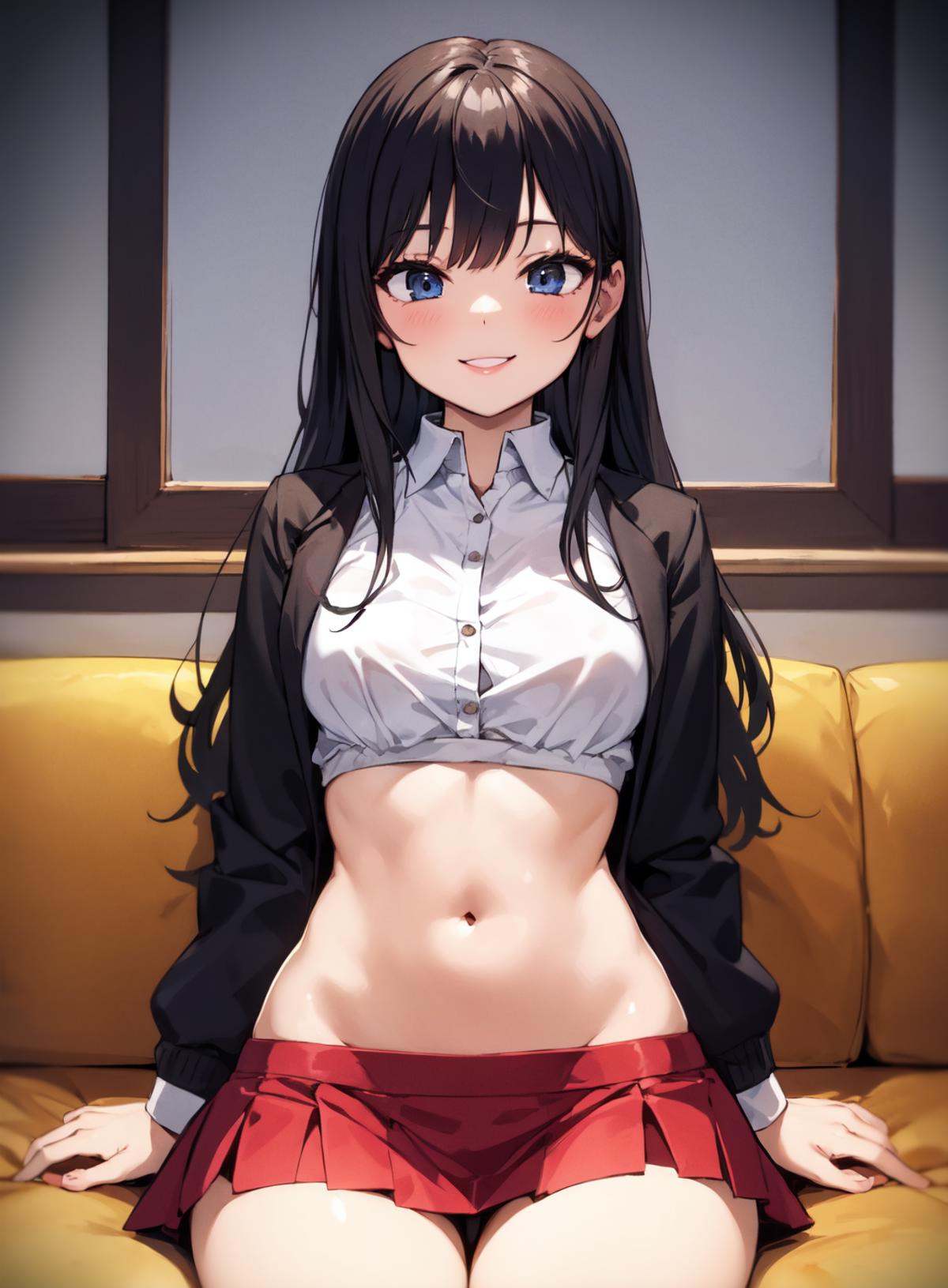 1girl,  microskirt,  miniskirt on Tensor.Art