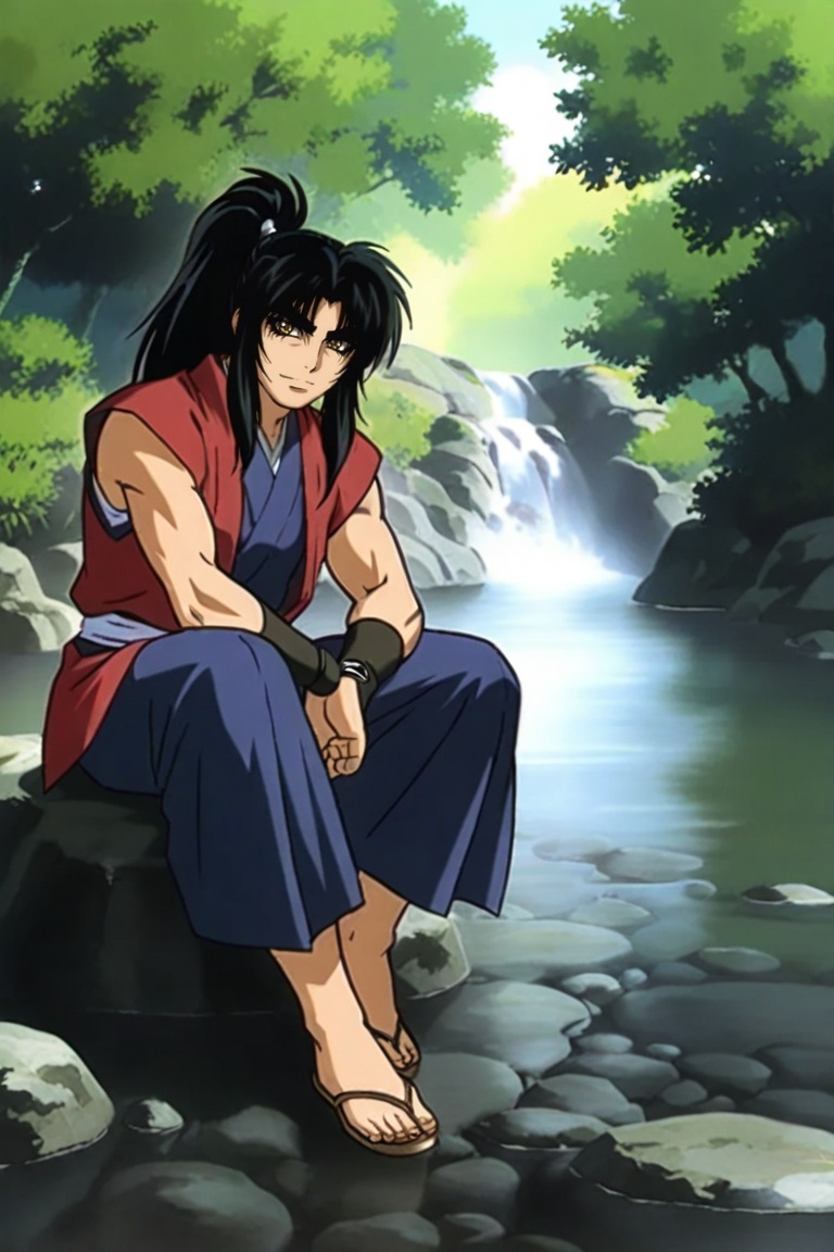 Koga,  masculine,  tall on Tensor.Art