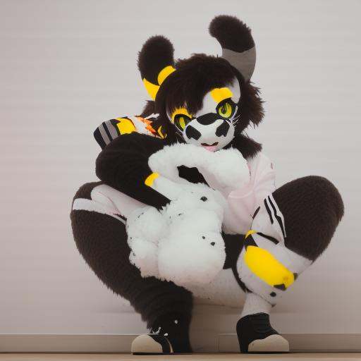 mikus-sona,  fursuit,  furry focus on Tensor.Art