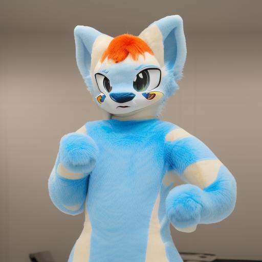 mikus-sona,  fursuit,  furry focus on Tensor.Art
