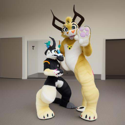 mikus-sona,  fursuit,  furry focus on Tensor.Art