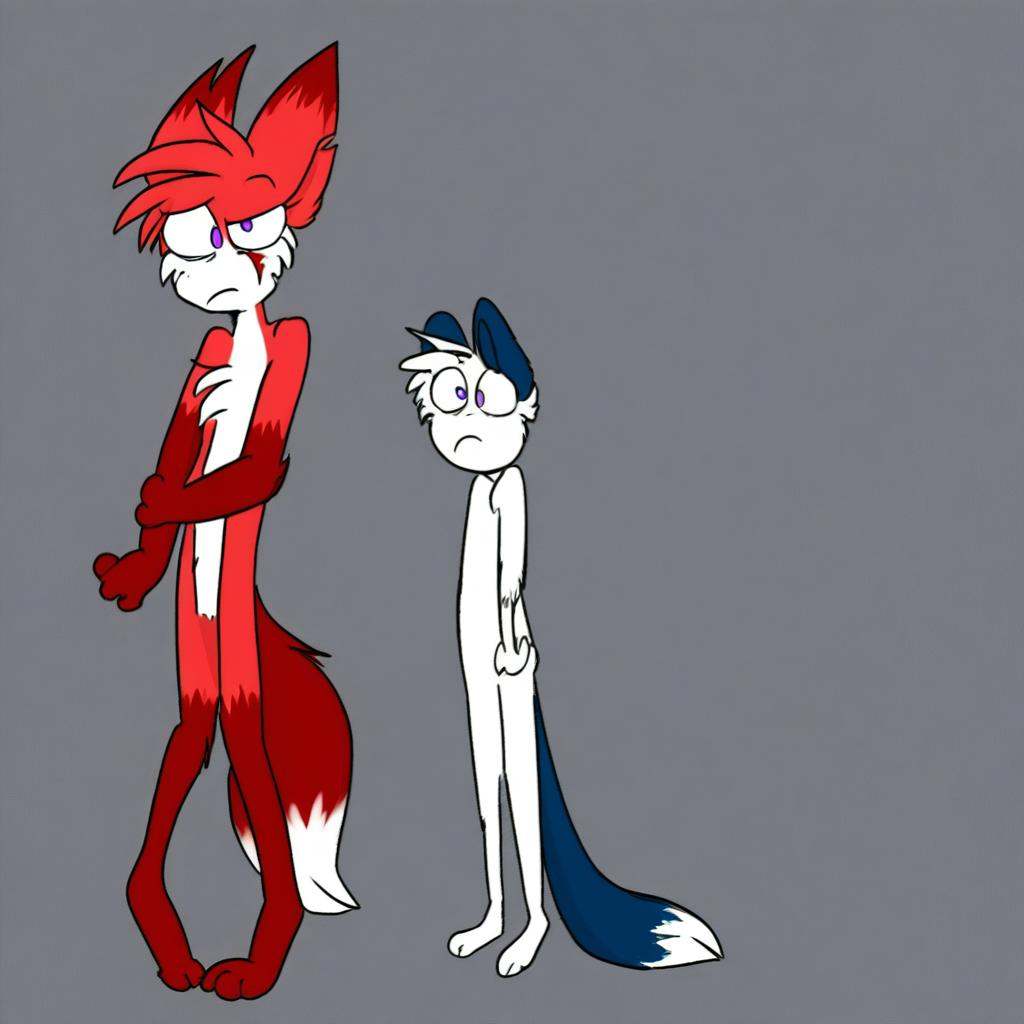 mikus-sona,  red fur,  purple eyes on Tensor.Art