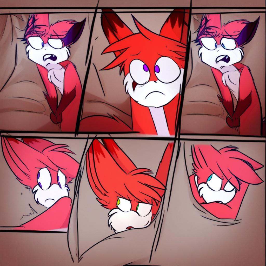 mikus-sona,  red fur,  purple eyes on Tensor.Art