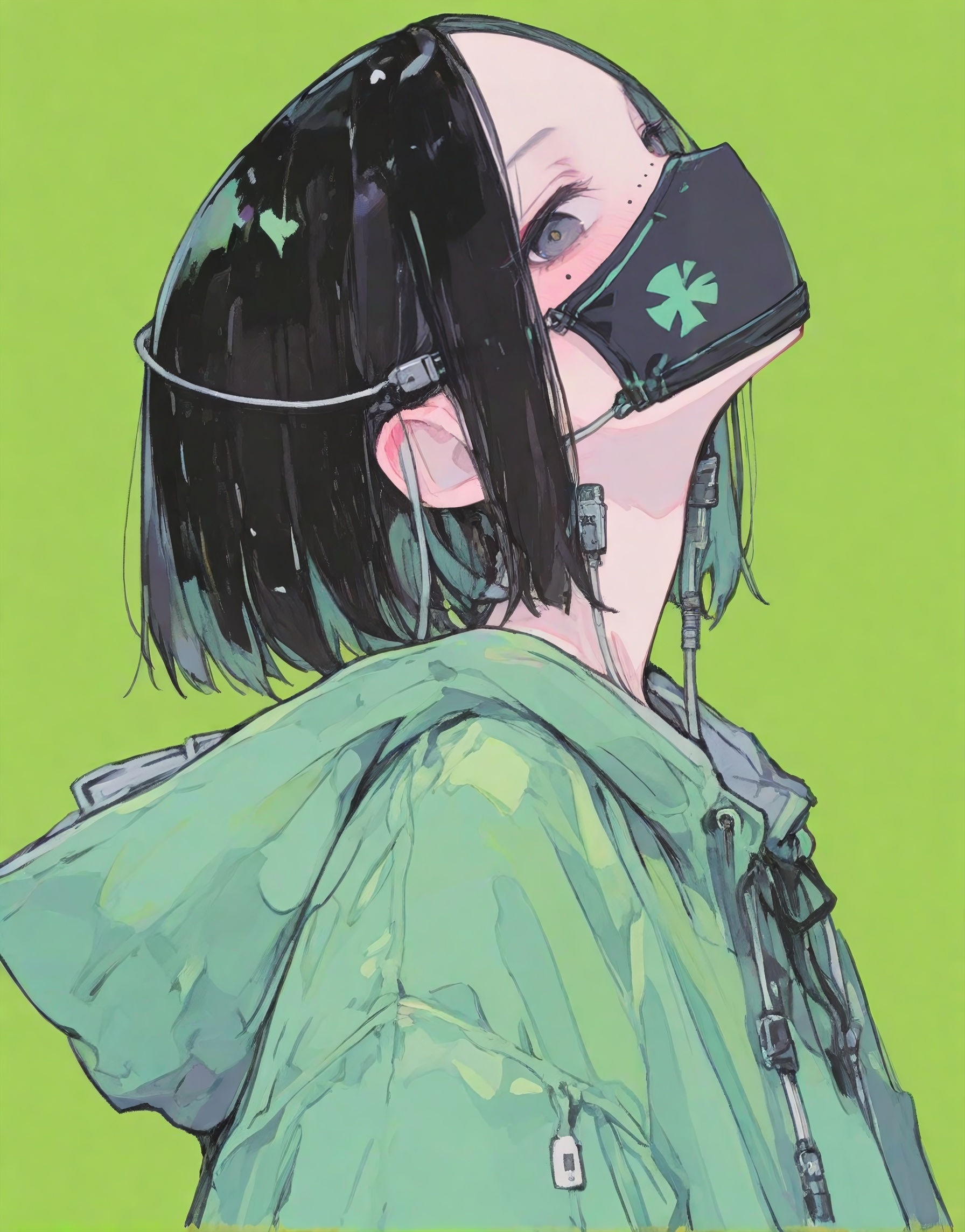 1girl,  (asian girl),  small head on Tensor.Art