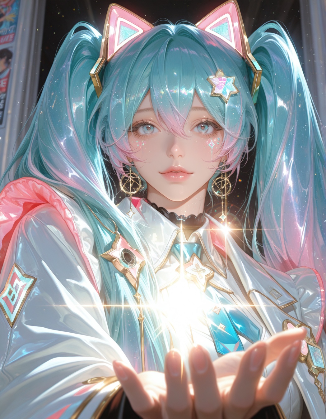 10th magical mirai miku,  1girl,  depth of field on Tensor.Art