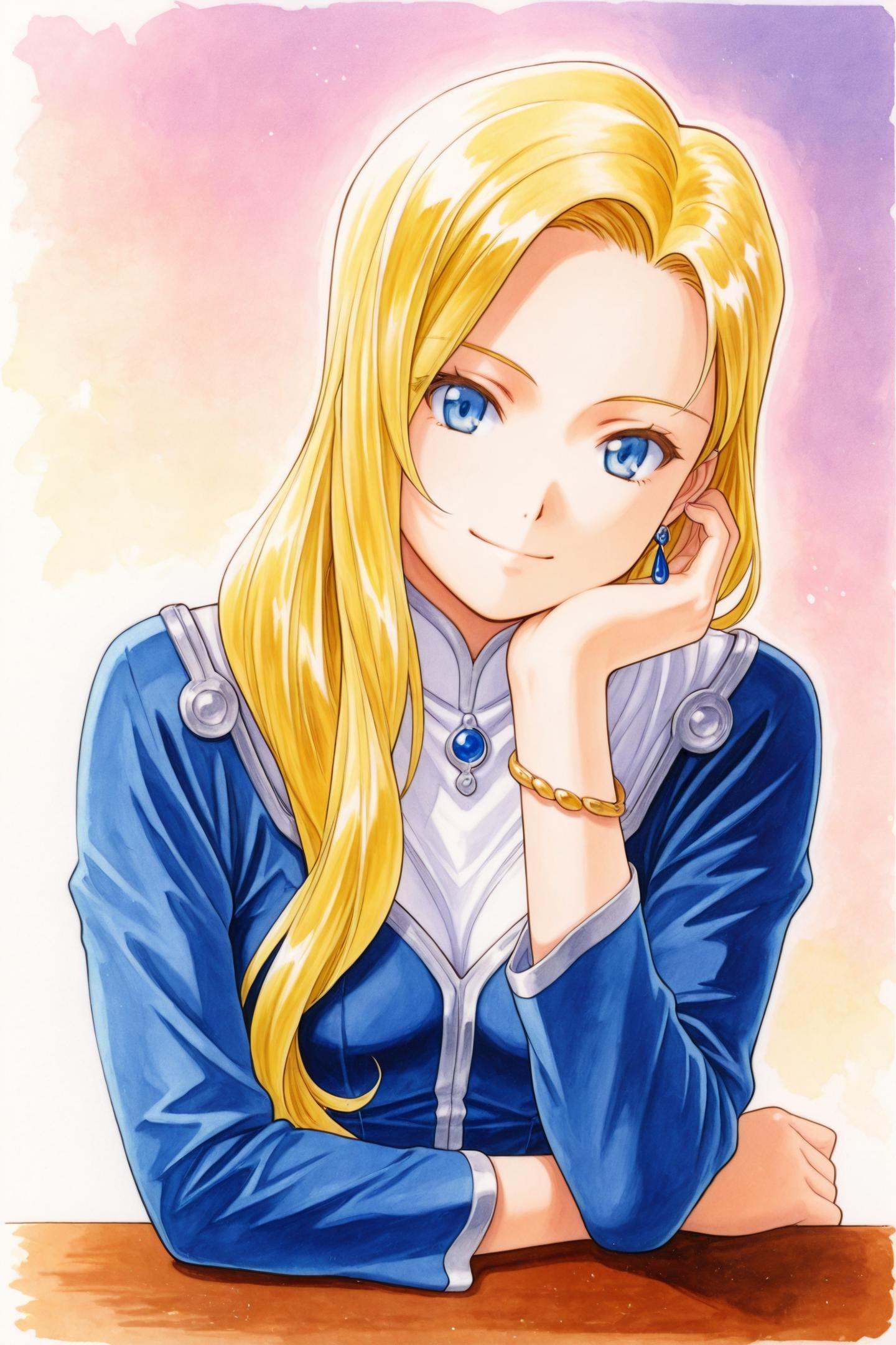 Glycine Bleume,  1girl,  solo on Tensor.Art