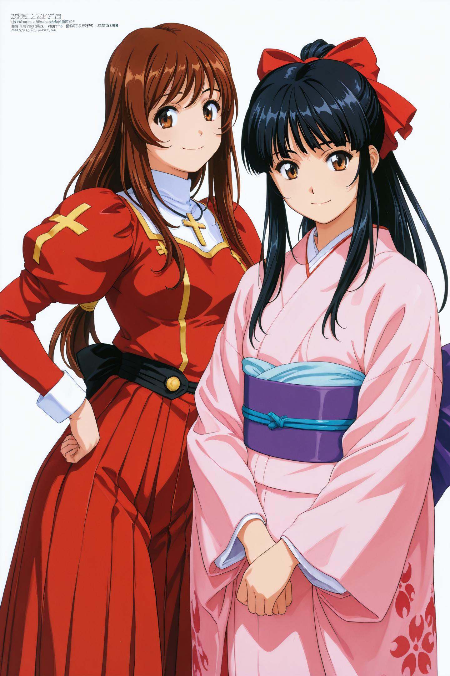 Anime Style,  Erica Fontaine,  Shinguji Sakura on Tensor.Art