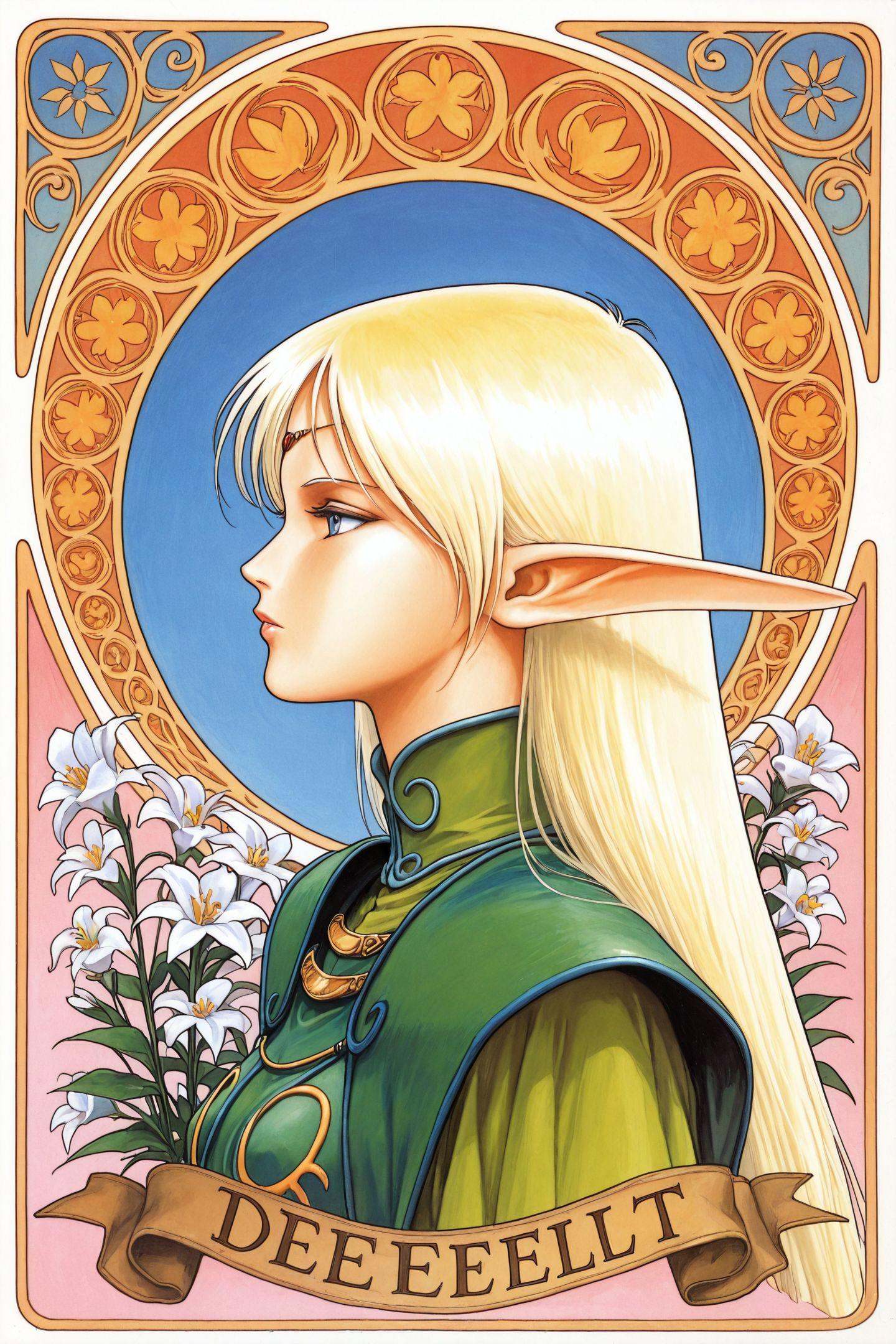 pointy ears,  1girl,  Deedlit on Tensor.Art