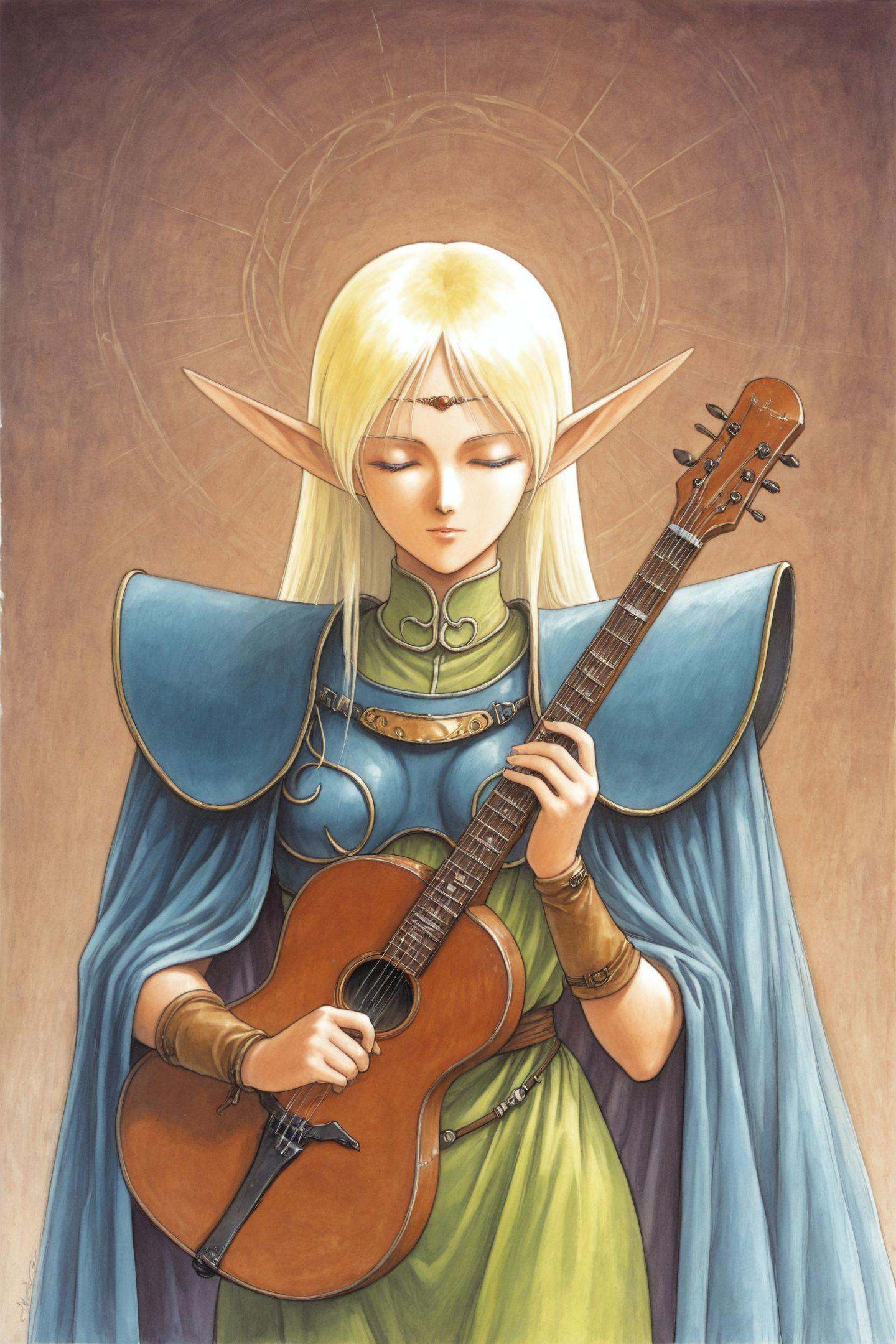 1girl,  Deedlit,  pointy ears on Tensor.Art
