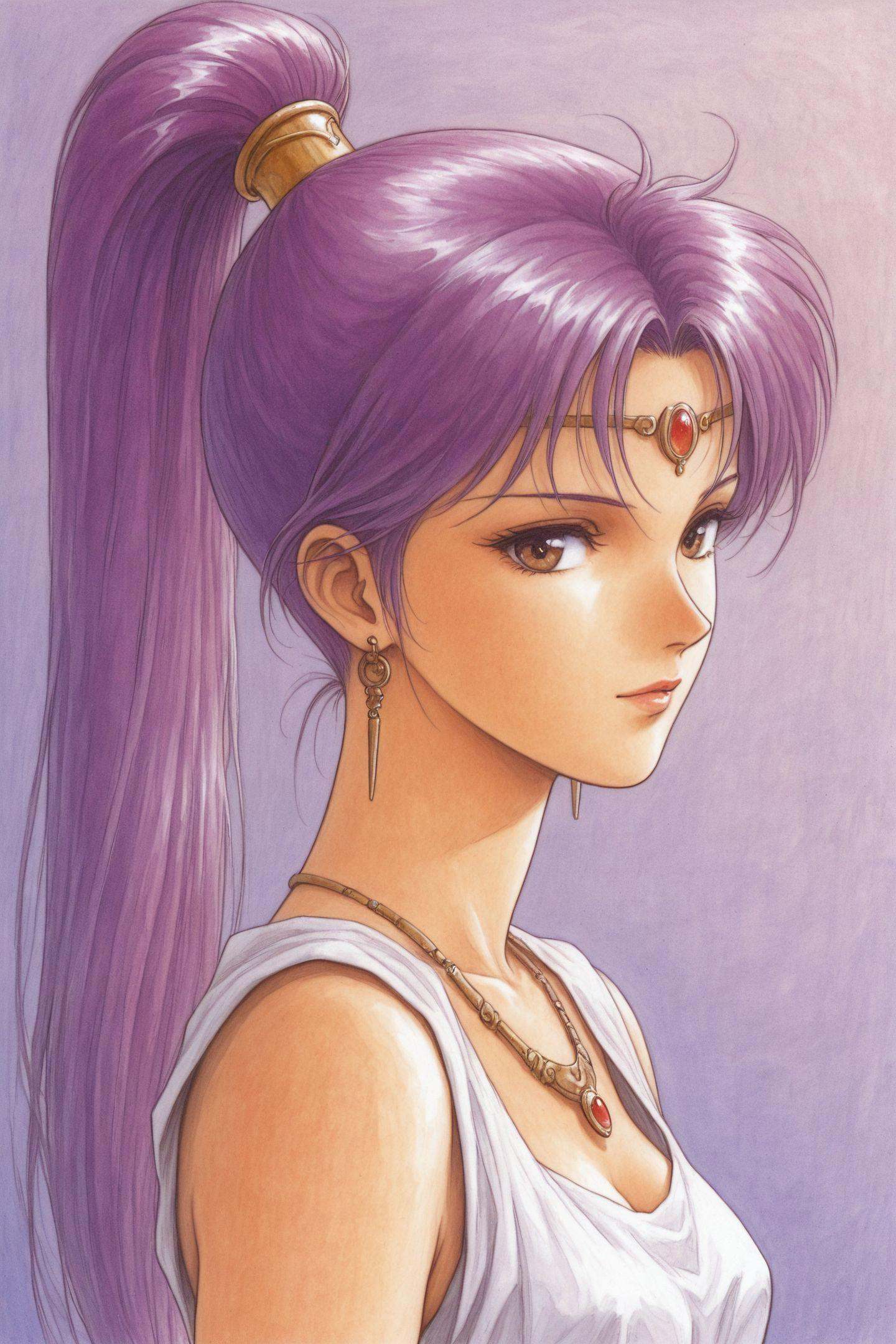 1girl,  solo,  jewelry on Tensor.Art