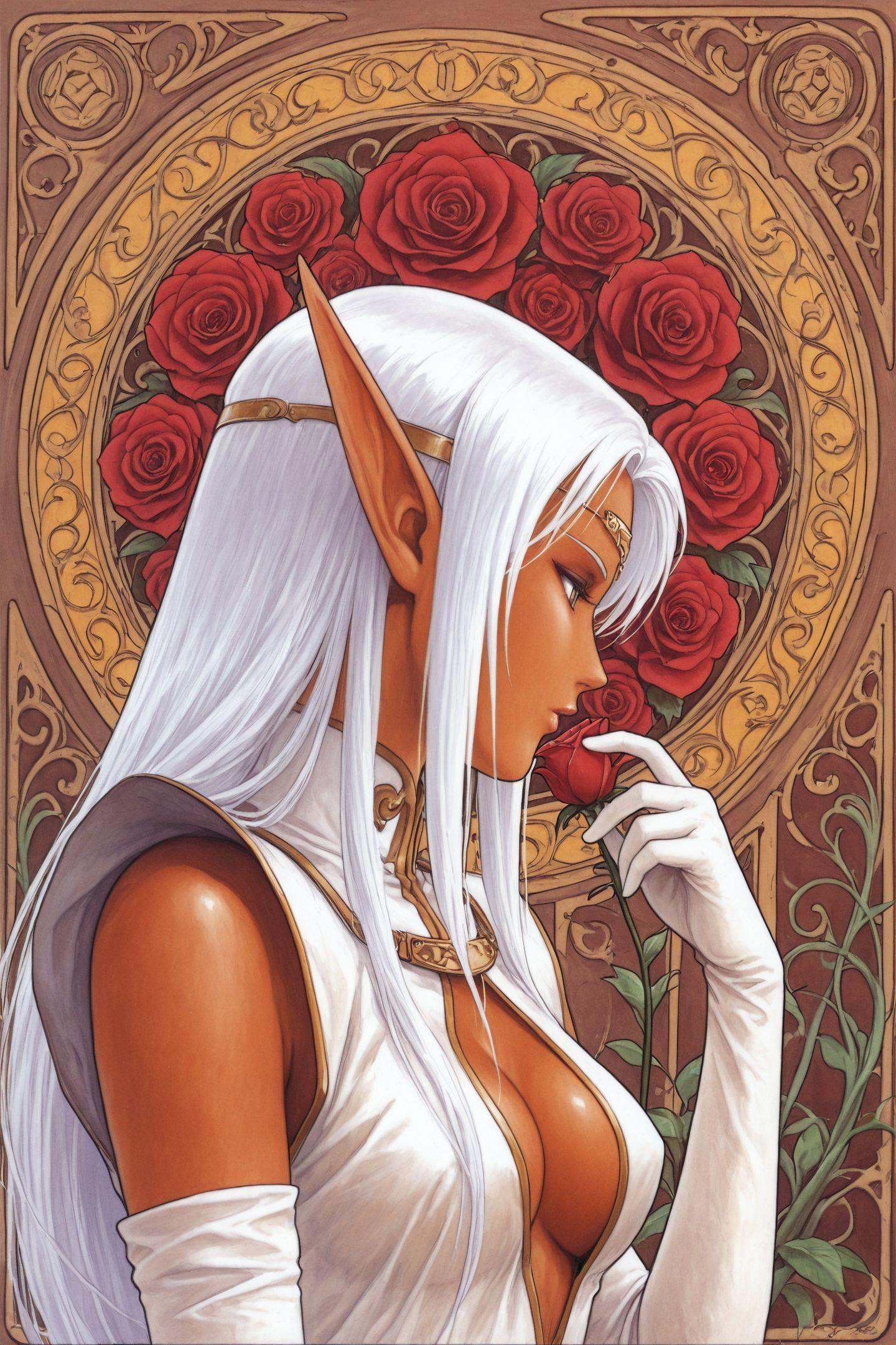 1girl,  Pirotess,  elf on Tensor.Art