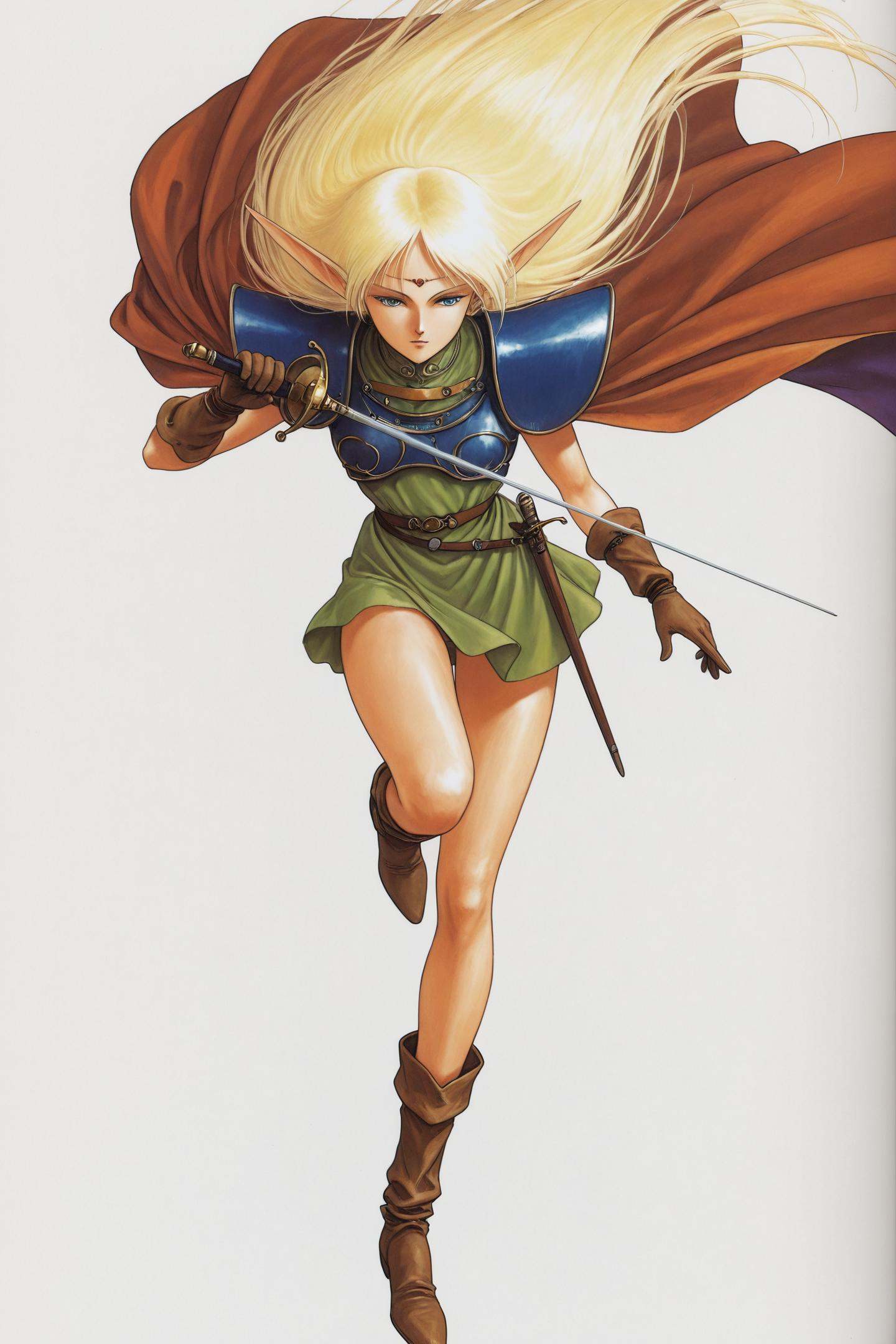 1girl,  Deedlit,  pointy ears on Tensor.Art