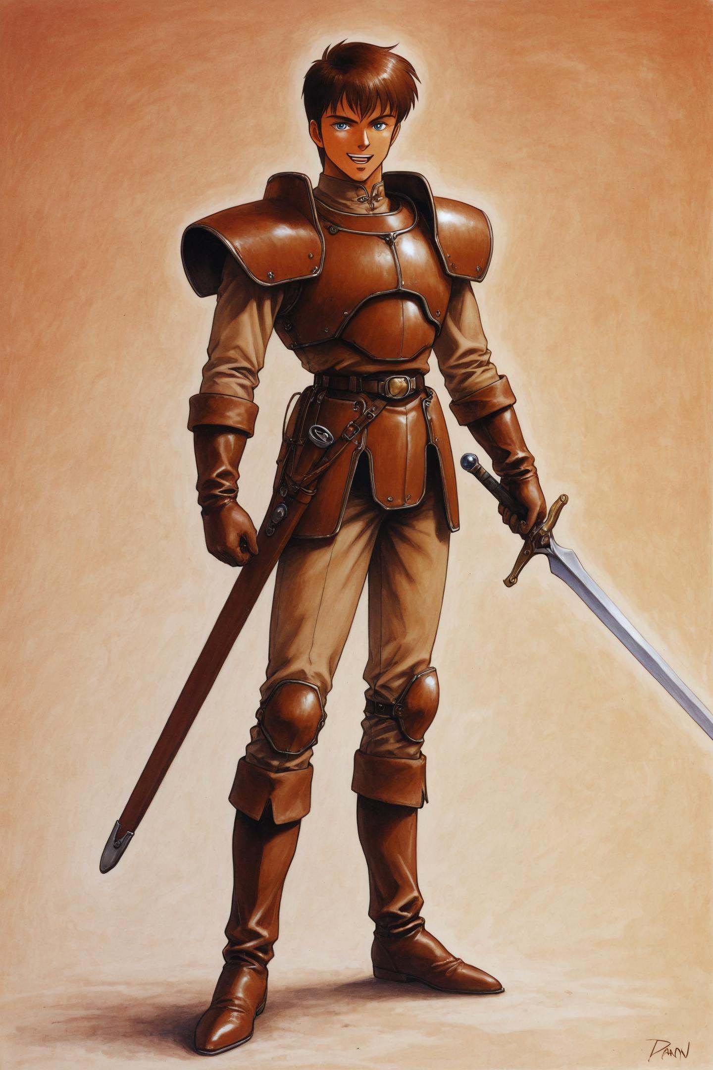 Parn,  weapon,  solo on Tensor.Art