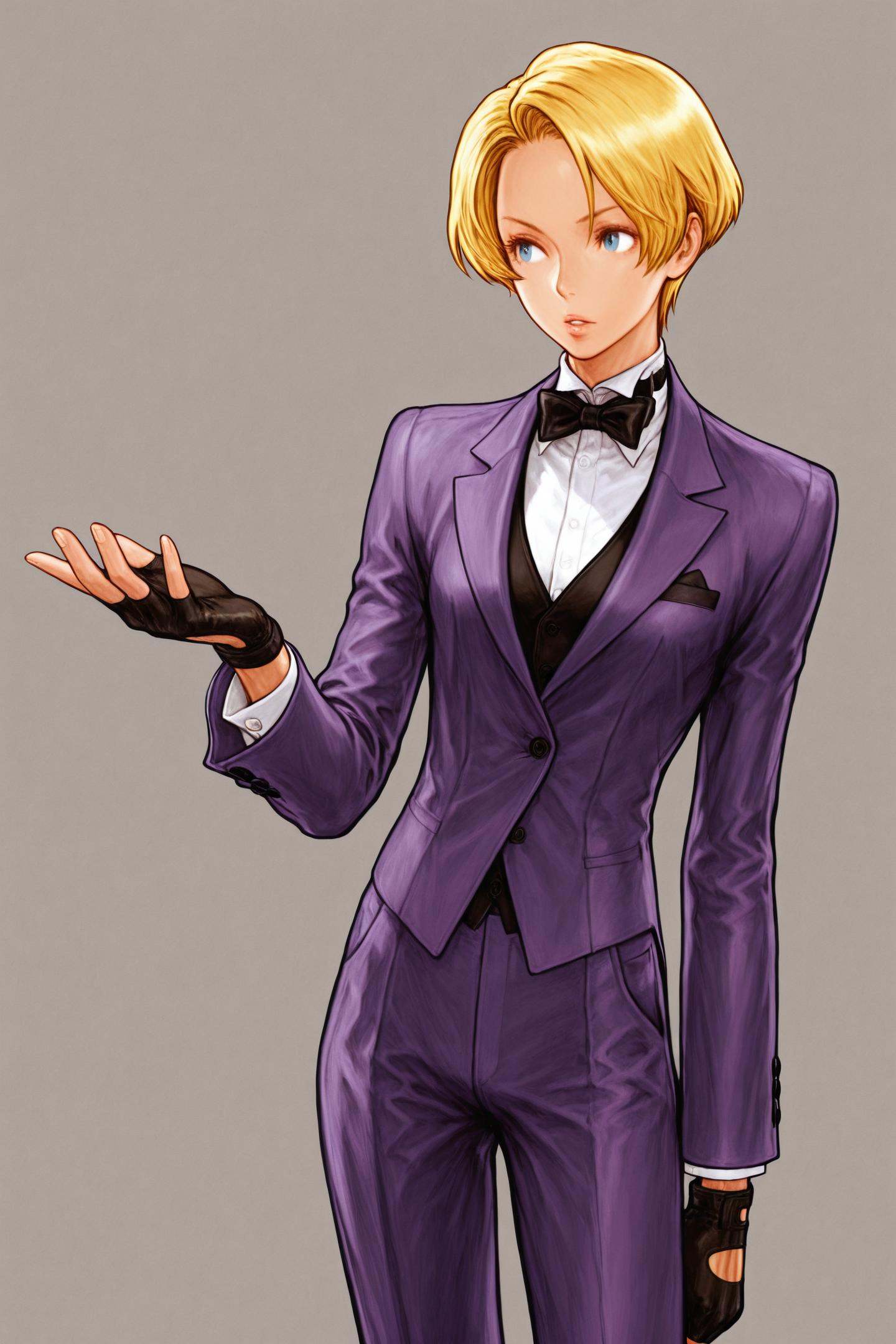 king \(snk\),  solo,  1girl on Tensor.Art